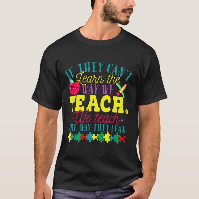 Camiseta Autismo Consciência Professora Autista Ensino Apre (Frente)