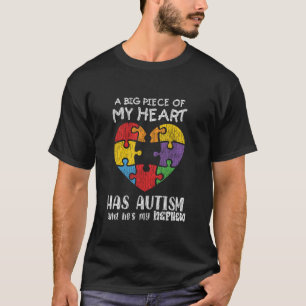 Camiseta Autismo Consciência Tio Tia tia Família Autistas C