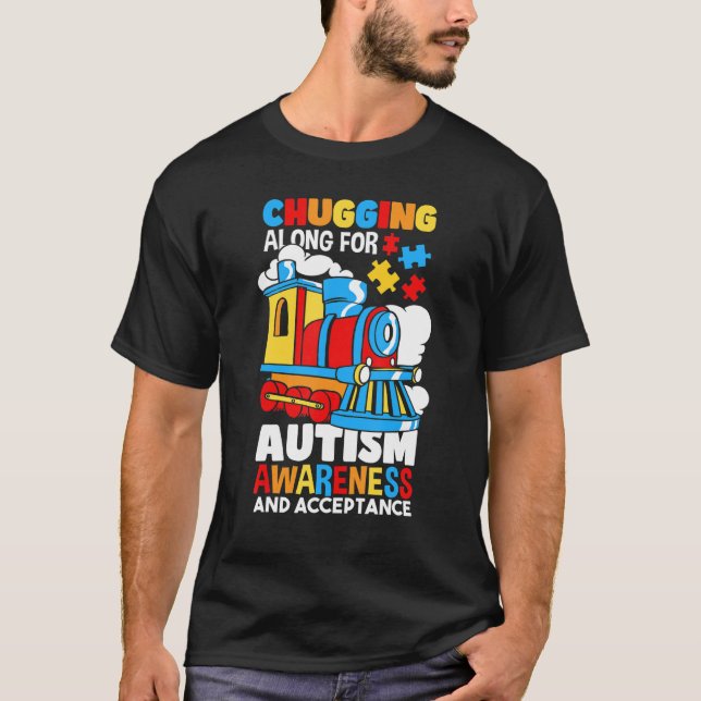 Camiseta Autismo Conscientista Que Agita Por Autismo (Frente)