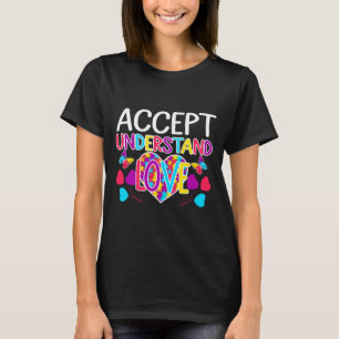Camiseta Autismo Conscientização Aceitar Compreend