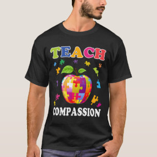 Camiseta Autismo-Conscientização do Autismo Para Professor