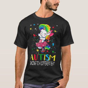 Camiseta Autismo Dançando Ao Ritmo Diferente Bailarinos De
