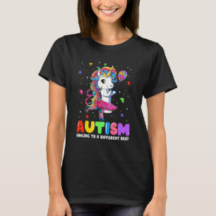 Camiseta Autismo Dançando Para Ser Uma Dança De Balé De Bea