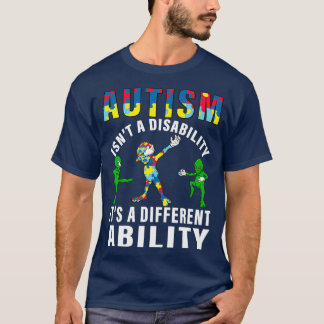 Camiseta Autismo de consciência isnx27t uma deficiência itx
