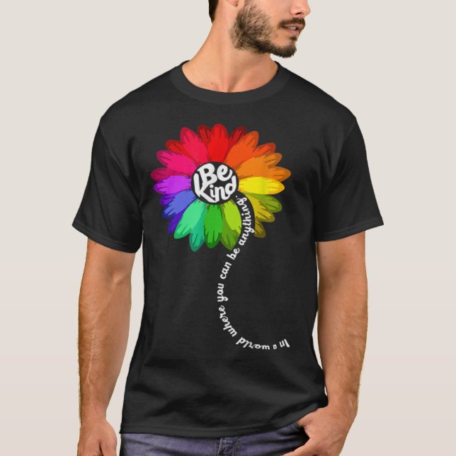 Camiseta Autismo De Girassol Seja Quebra-cabeça (Frente)