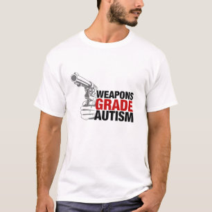 Camiseta Autismo de grau de armas