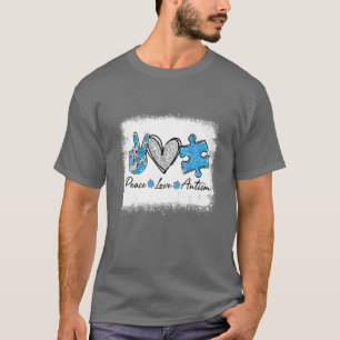 Camiseta Autismo de Paz e Amor