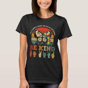 Camiseta Autismo de professor de Quebra-cabeça ASL para bor