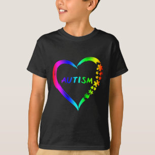 Camiseta Autismo Deficiência Consciencialização Mês Suporte