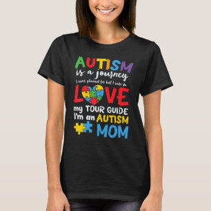 Camiseta Autismo Distúrbio do Espectro Mamãe Orgulhosa Cons
