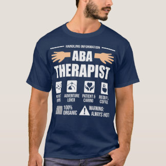 Camiseta Autismo do analista de comportamento do terapeuta 