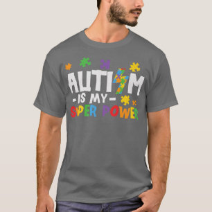 Camiseta Autismo É A Minha Consciência Autista De Superpotê