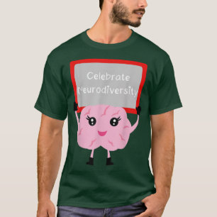 Camiseta Autismo e Consciência ADHD - Adotar a Neurodiversi