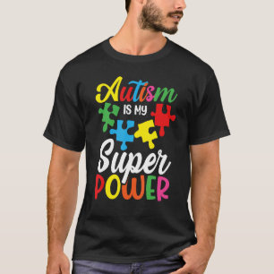 Camiseta Autismo É Meu Quebra-cabeça de Consciência Autista