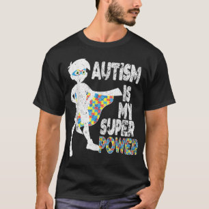 Camiseta Autismo É Meu Super Poder, Autismo Consciência Par