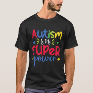 Camiseta Autismo É Meu Super Poder Engraçado Autismo Conhec