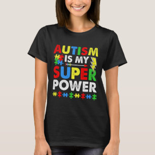 Camiseta Autismo É Minha Consciência Do Autismo De Super Po