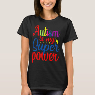 Camiseta Autismo É Minha Consciência Do Autismo De Super Po