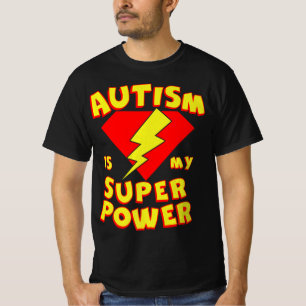Camiseta Autismo é o meu super-herói de poder, Awarenes
