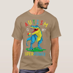 Camiseta Autismo é o meu super poder, a consciência do auti