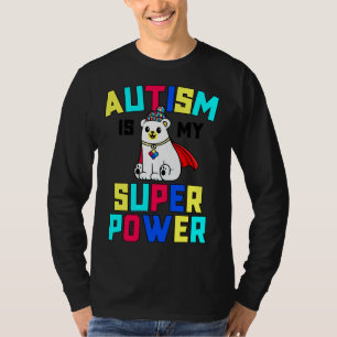 Camiseta Autismo É O Meu Superpoder Crianças Sensibilizam S