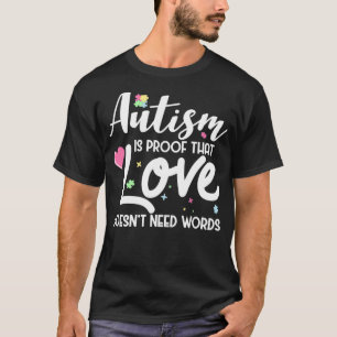 Camiseta Autismo é prova de que o amor não precisa de palav