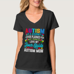Camiseta Autismo É Uma Jornada Autismo Autismo Autismo Mãe 