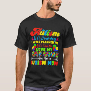 Camiseta Autismo É Uma Jornada Que Nunca Planejei Amar Minh
