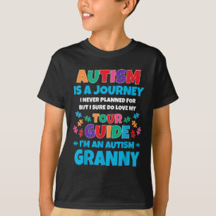 Camiseta Autismo É Uma Jornada Que Nunca Planejei Autismo A