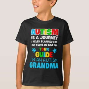 Camiseta Autismo É Uma Jornada Que Nunca Planejei Autismo A