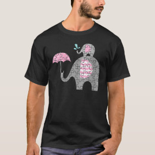 Camiseta Autismo Elefante Mãe Autismo Crianças De Sensibili