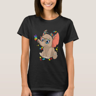 Camiseta Autismo Elefante Vira Consciência Mãe Crianças Aut