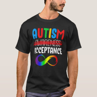 Camiseta Autismo Em Abril Veste Vermelho Em Vez De Autismo