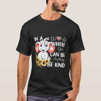 Camiseta Autismo-Em Um Mundo Onde Você Pode Ser Qualquer Co