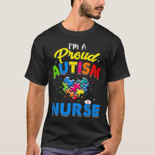 Camiseta Autismo Enfermeiro Autismo Aceita Apoio ao Amor