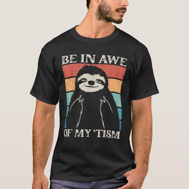 Camiseta Autismo Engraçado Estar Ciente Do Meu Tismo Memóri (Frente)