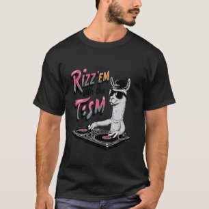 Camiseta Autismo Engraçado Rizz Em Com O Tismo Meme Autista
