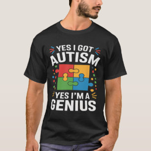 Camiseta Autismo Engraçado Sensibilização Crianças Quebra-c
