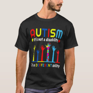 Camiseta Autismo Esqueleto Dabbing Não É Uma Deficiência
