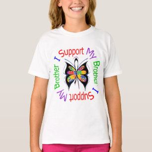 Camiseta Autismo eu apoio meu irmão