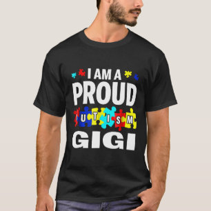 Camiseta Autismo - Eu Sou Um Orgulhoso Autismo Gigi