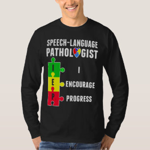 Camiseta Autismo-Falante Terapia Patológica Progresso Autis