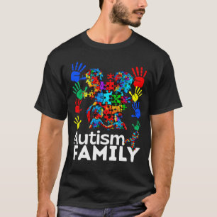 Camiseta Autismo Família Navegando Autismo Autismo Mãe Pai