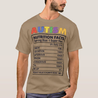 Camiseta Autismo Fatos Nutricionais
