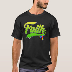 Camiseta Autismo Fé Consciência Autista Neurodiversidade 1