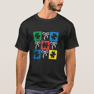 Camiseta Autismo Fita Puzzle Coqutte Conscientização do Aut