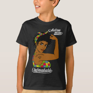 Camiseta Autismo inseparável Mãe Mensagem Autismo Autismo A