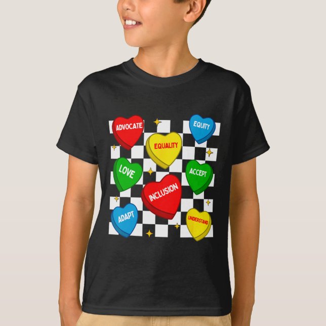 Camiseta Autismo Inspiracional do Professor Especial de Edu (Frente)