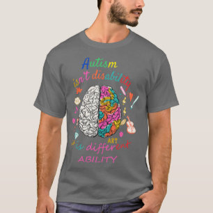 Camiseta autismo isnx27t uma deficiência itx27s uma abi dif