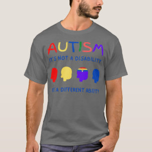 Camiseta autismo itx27s não é uma habilidade itx27s uma abi